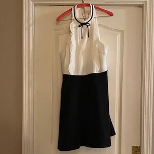 Chic Black and White Dress